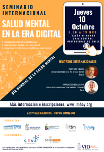 Seminario Imhay - Universidad de Chile "Salud mental en la era digital" @ Casa Central Universidad de Chile